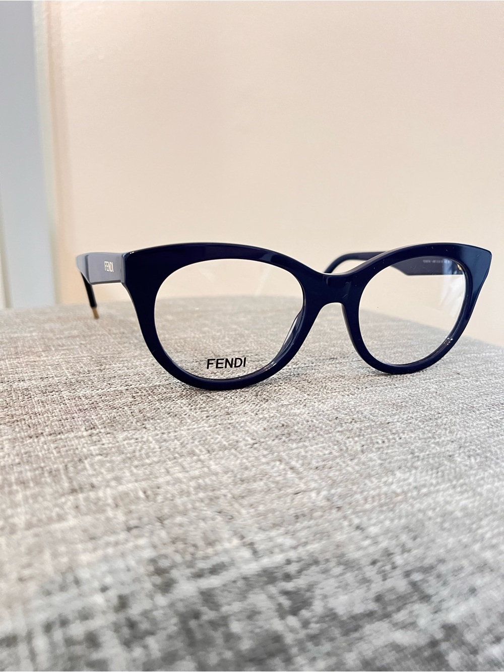 Fendi Women's Dark Blue Cat-Eye Optical Frames